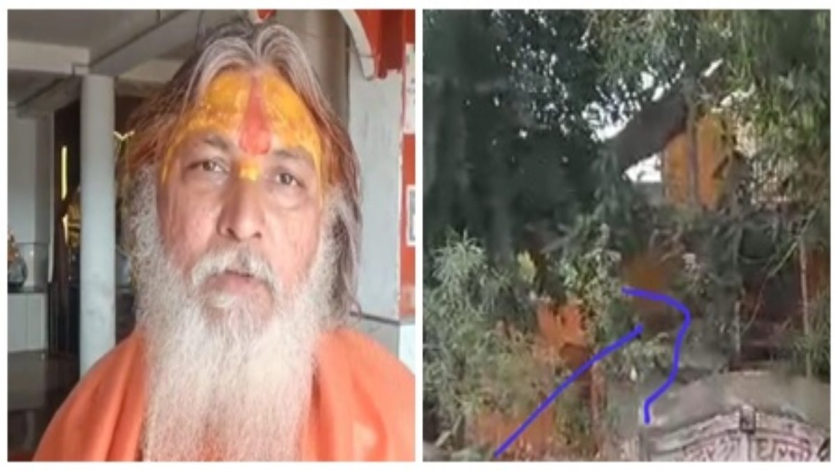 असामाजिक तत्वों का मंदिर परिसर में डेरा: महंत अनिलानंद महाराज भड़के, कहा- भैंस का मांस बनाकर करते हैं पार्टी, शासन से की कार्रवाई की मांग  