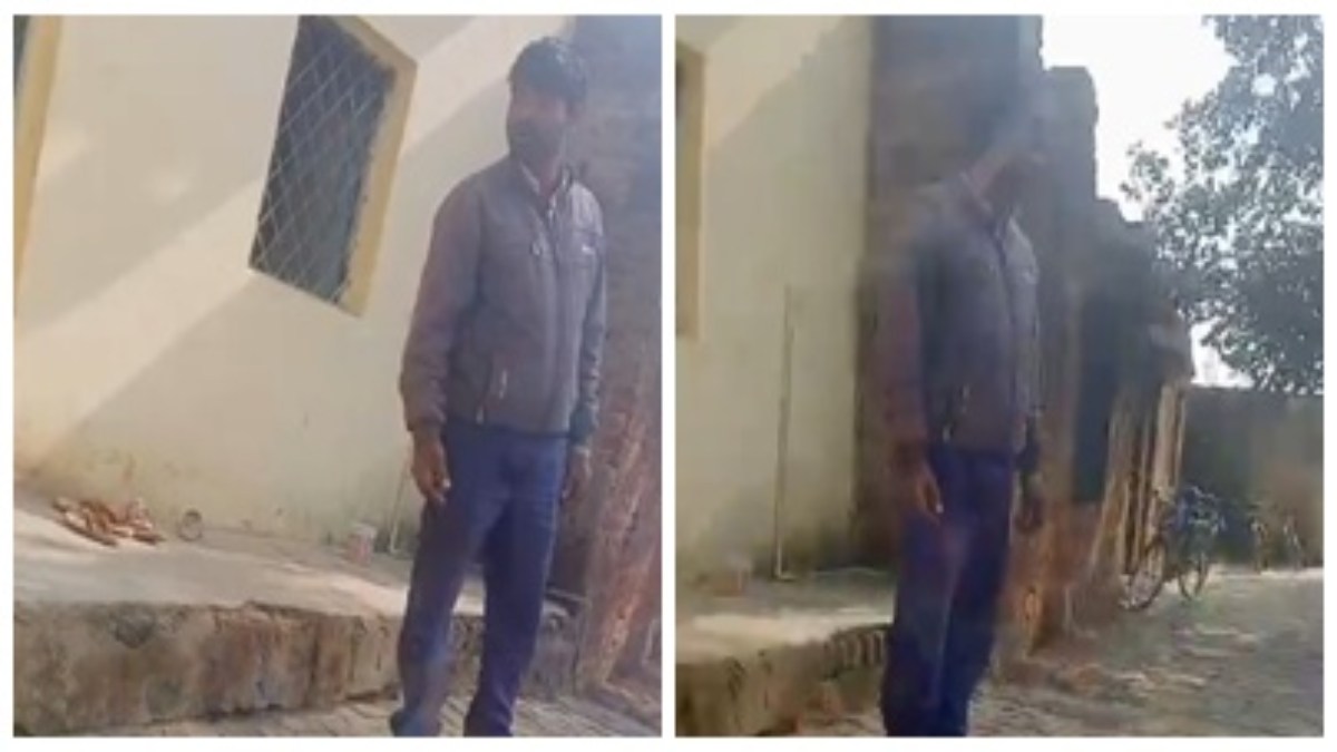 नशे में धुत शराबी का स्कूल में हंगामा: शिक्षकों और बच्चियों से गाली-गलौज कर की अभद्रता, Video वायरल 