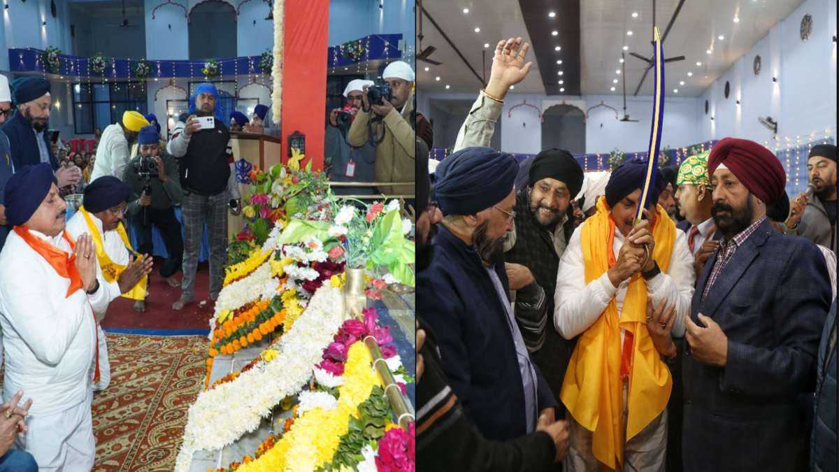 प्रकाश पर्व पर दूध तलाई गुरुद्वारा पहुंचे CM डॉ मोहन: गुरुग्रंथ साहिब के आगे टेका माथा, उज्जैन में मैराथन को दिखाई हरी झंडी