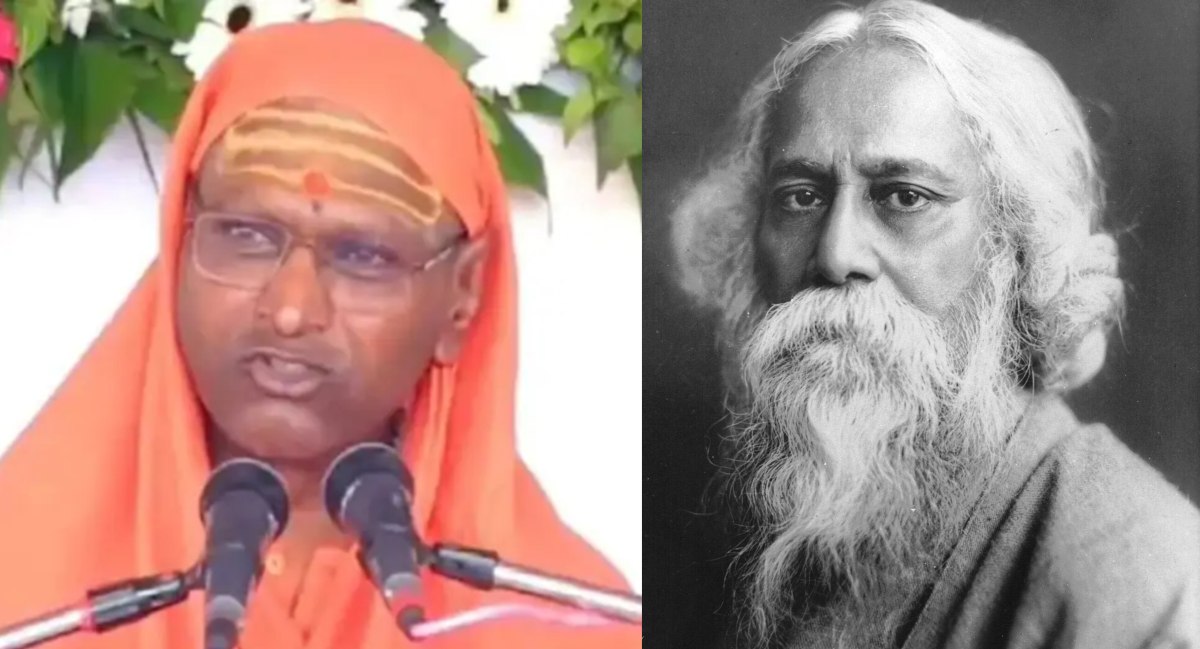 धर्मगुरु रामगिरि महाराज ने रबीन्द्रनाथ टैगोर पर दिया विवादित बयान, बोले- ‘जन, गण, मन’ की जगह हमारा राष्ट्रगान….