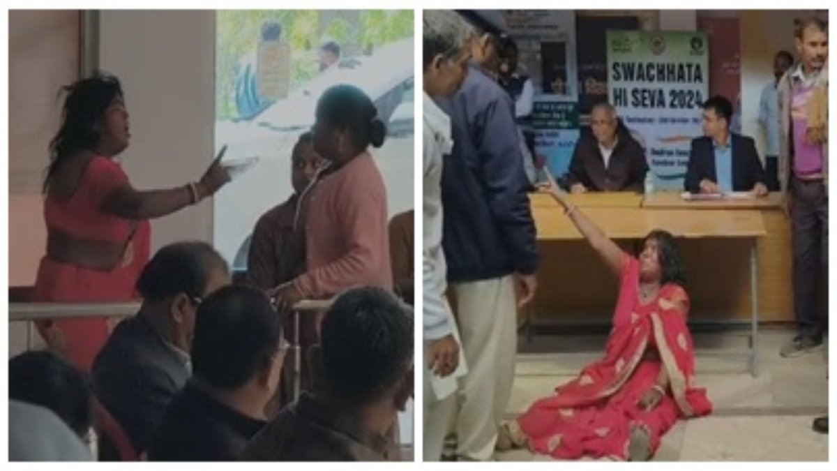 जनसुनवाई में पहुंची महिला का हाईवोल्टेज ड्रामा: कलेक्ट्रेट परिसर में जमकर किया हंगामा, हरकत देख अधिकारी भी रह गए दंग, Video वायरल    