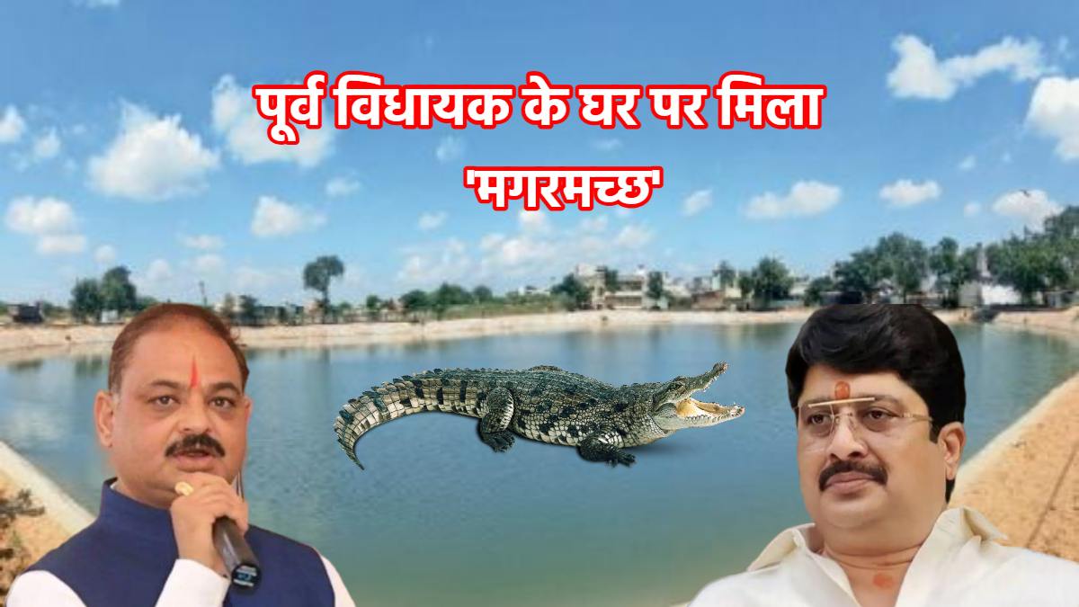 राजा भैया के बाद दूसरे ऐसे नेता जिन्होंने पाला मगरमच्छ, BJP के पूर्व विधायक के घर से मिले 3 क्रोकोडाइल