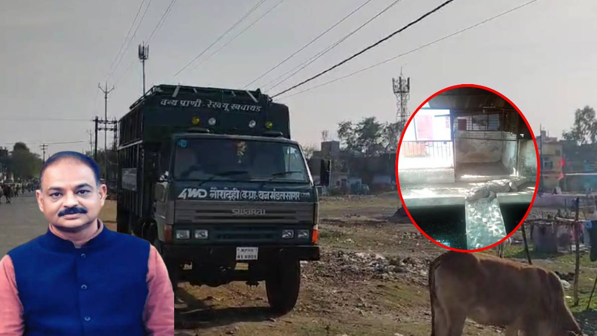 पूर्व बीजेपी विधायक के बंगले पहुंची वन विभाग की टीम: IT की रेड में मिला था तीन मगरमच्छ, वन्य जीवों का रेस्क्यू करेगा अमला