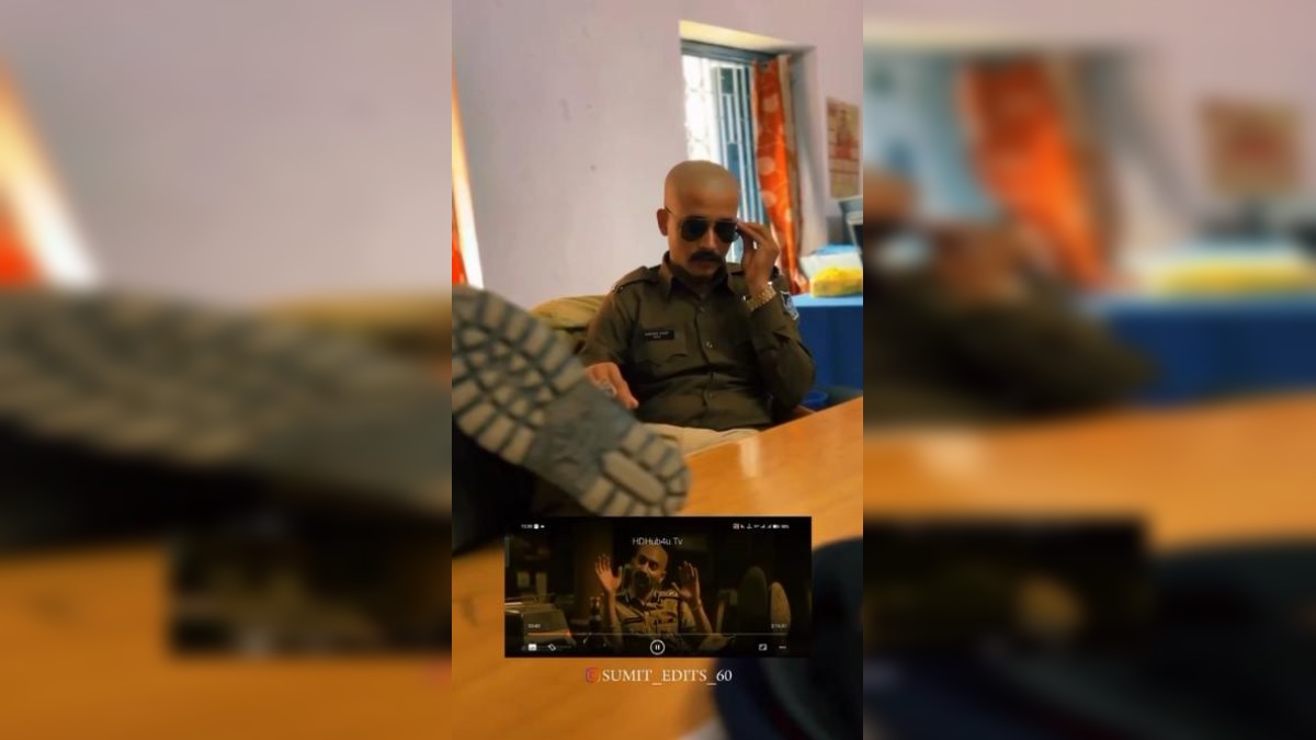 कॉन्स्टेबल के सिर चढ़ा ‘पुष्पा 2’ का क्रेज: मूवी के SP शेखावत से हुआ इंस्पायर, थाने में टेबल पर पैर रखकर बनाया VIDEO, एमपी पुलिस पर उठे सवाल