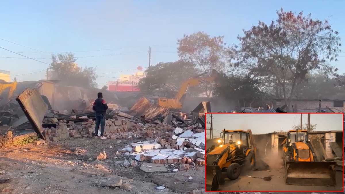 अतिक्रमण के खिलाफ बड़ी कार्रवाई: 70 से अधिक दुकानों पर चला बुलडोजर, इंदौर विकास प्राधिकरण के कोर्ट में केस जीतने के बाद हटाया कब्जा