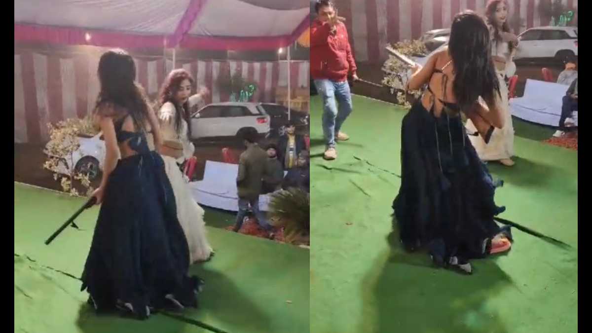‘ये हुस्न का दरिया..छलका हुआ नशा’ गाने पर बार-बालाओं का बंदूक के साथ Dance: युवकों ने Bar-Girls के साथ लगाए ठुमके, Video वायरल