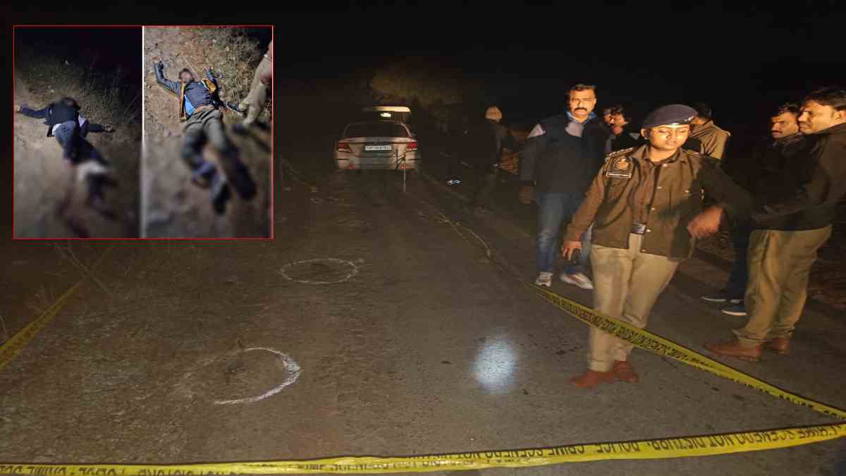 पुलिस और पशु तस्करों में मुठभेड़: गोली लगने से दो तस्कर घायल, अस्पताल में भर्ती