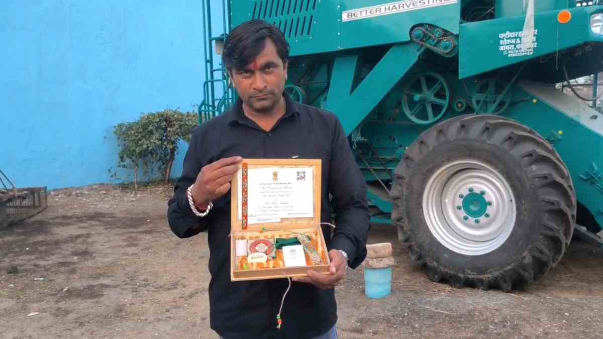 जमीन से उठे वीरेंद्र पटेल को राष्ट्रपति ने दिल्ली बुलाया, ऐड होम रिशेप्सन का मिला निमंत्रण पत्र, 2018 में सर्वोत्तम उत्कृष्ट कृषक का मिला था पुरस्कार