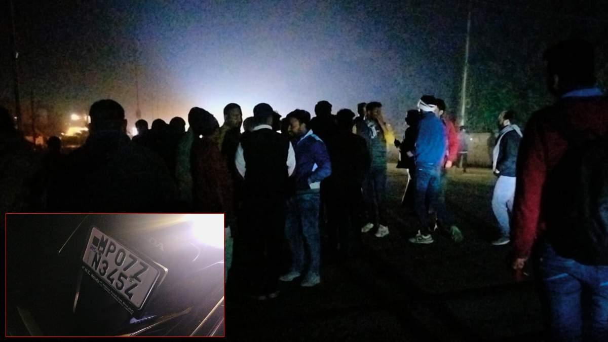 रफ्तार का कहर: 22 चक्का ट्रक ने स्कूटी सवार दंपति को मारी टक्कर, 500 मीटर तक घसीटता रहा, पति की मौत, पत्नी की हालत गंभीर