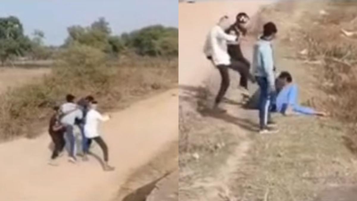 फिल्मी स्टाइल में तीन युवकों ने की छात्र की बेरहमी से पिटाई, एक ने बनाया Video, वायरल हुआ तो..