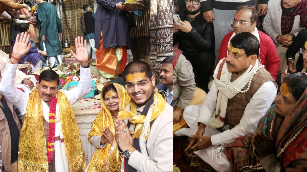 मथुरा दौरे पर मुख्यमंत्री मोहन यादव : बांके बिहारी मंदिर में की पूजा अर्चना, यमुना आरती में भी लिया हिस्सा