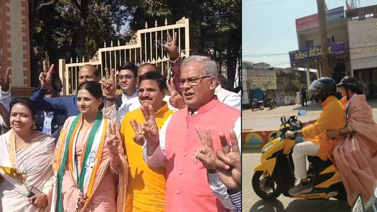 …स्कूटी में सवार होकर नामांकन दाखिल करने पहुंचीं दीप्ति दुबे, रैली रद्द, शक्ति प्रदर्शन नहीं