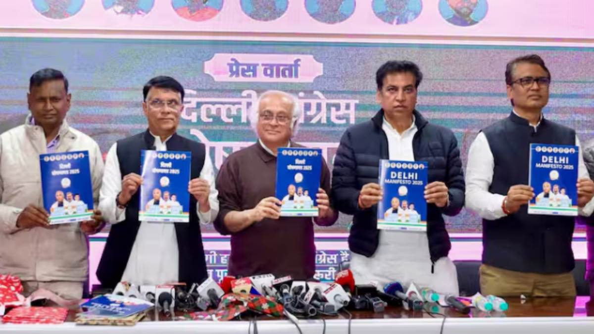 दिल्ली चुनाव के लिए कांग्रेस का घोषणा पत्र जारी: महिलाओं को 2500 रु, 500 में सिलेंडर, फ्री चार धाम यात्रा, लोकपाल लागू करने का वादा, जानें मेनिफेस्टो में और क्या क्या