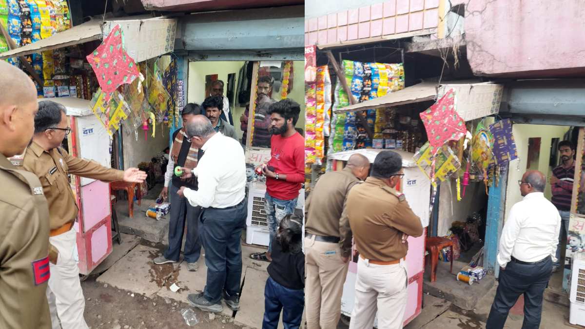 हादसे के बाद हरकत में आया प्रशासन: चाइनीज मांझा बेच रहे दुकान पर मारा छापा, एक दिन पहले पूर्व महिला पार्षद का कटा था गला