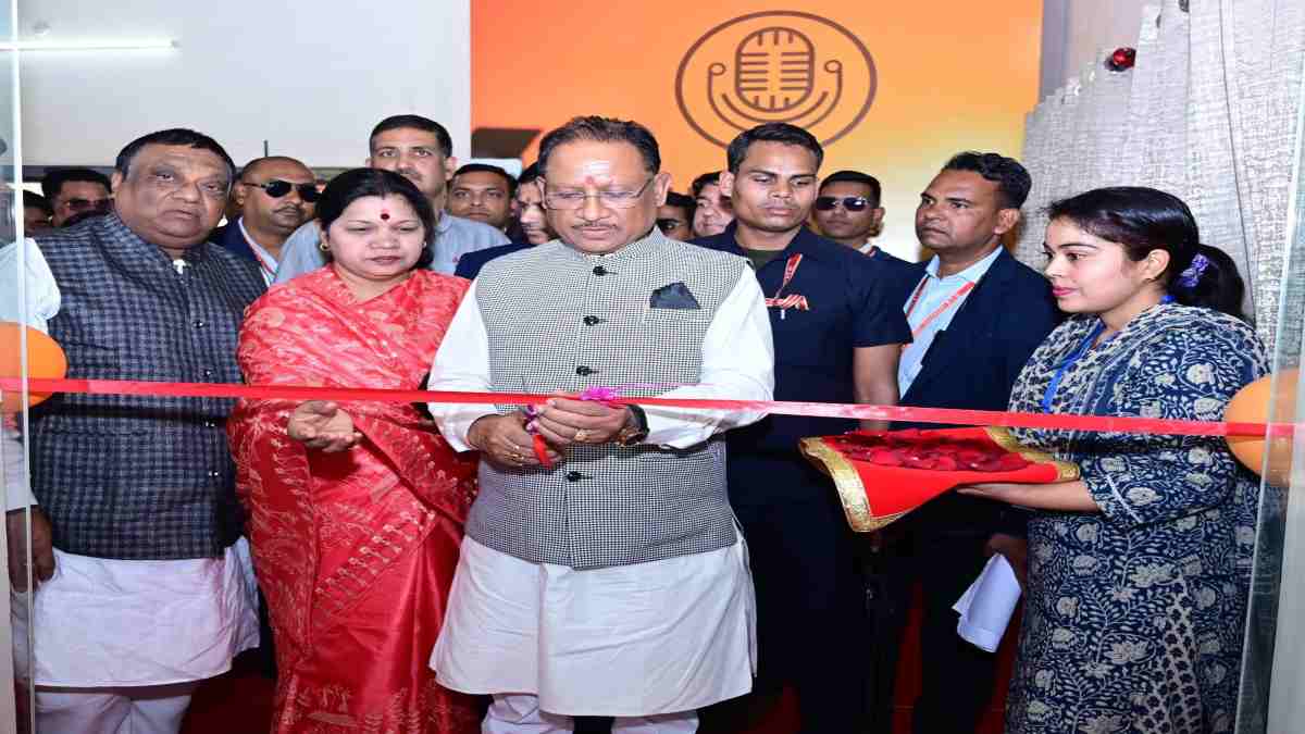 मुख्यमंत्री साय ने किया अत्याधुनिक स्टूडियो का किया शुभारंभ, कहा – हसदेव क्रिएटर्स हब से युवाओं को मिलेगा ग्लोबल मंच