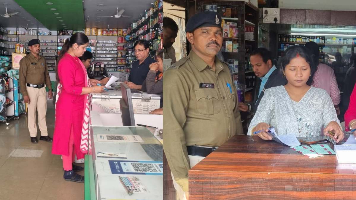 CM साय के निर्देश पर 25 मेडिकल स्टोर्स पर छापेमारी, 11 दुकानों से नारकोटिक दवाइयां बरामद