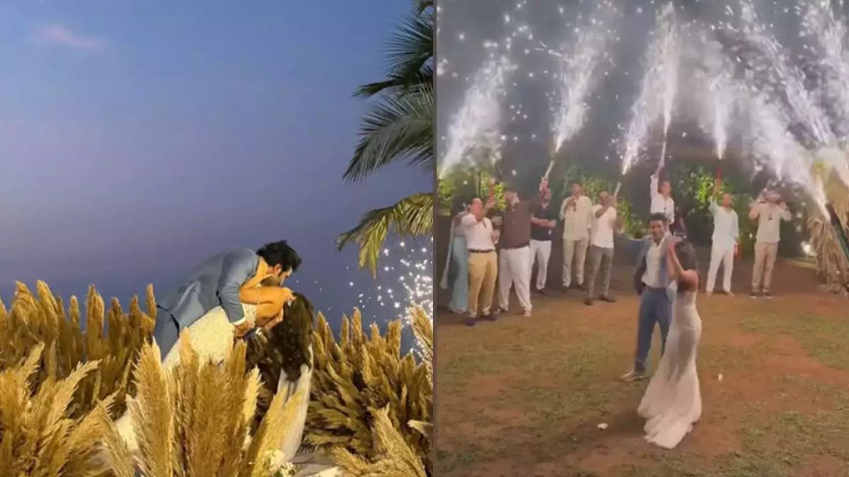 गोवा में समंदर किनारे Aadar Jain और Alekha Advani ने किया इंटीमेट वेडिंग, Karisma Kapoor की लाडली समायरा ने खींची लाइमलाइट …