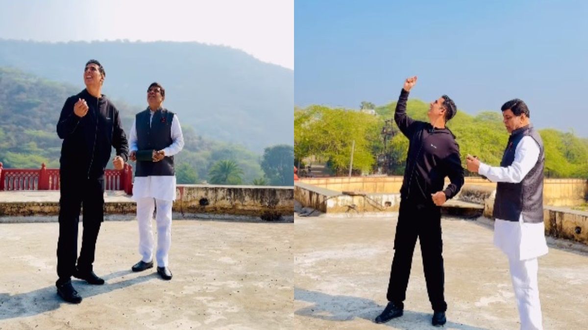 Bhoot Bangla के सेट से Akshay Kumar ने शेयर किया वीडियो, Makar Sankranti पर Paresh Rawal के साथ उड़ाई पतंग …