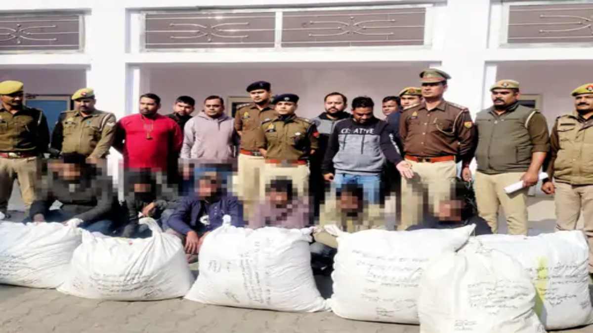 किराए की गाड़ी से काला कारनामाः 50 लाख के गांजे के साथ पुलिस ने 6 तस्करों को दबोचा, जानिए कहां से आई थी नशे की खेप…