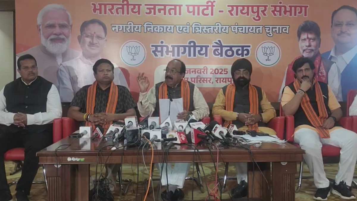 नगरीय निकाय चुनाव : उपमुख्यमंत्री अरुण साव ने कांग्रेस पर साधा निशाना, कहा- उनके समय में नल की टोटी खरीदने के नहीं होते थे पैसे, हमने विकास के लिए दिए 7373 करोड़