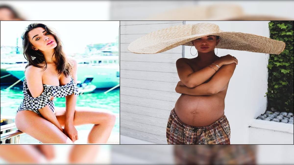 ट्रांसपेरेंट बिकिनी में प्रेग्नेंट Amy Jackson ने शेयर किया पोस्ट, तालाब के किनारे दिया पोज …