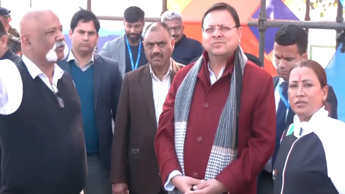 महाराणा प्रताप स्टेडियम पहुंचे CM धामी: नेशनल गेम्स की तैयारियों का लिया जायजा, बोले- हमें ऐतिहासिक पल का इंतजार