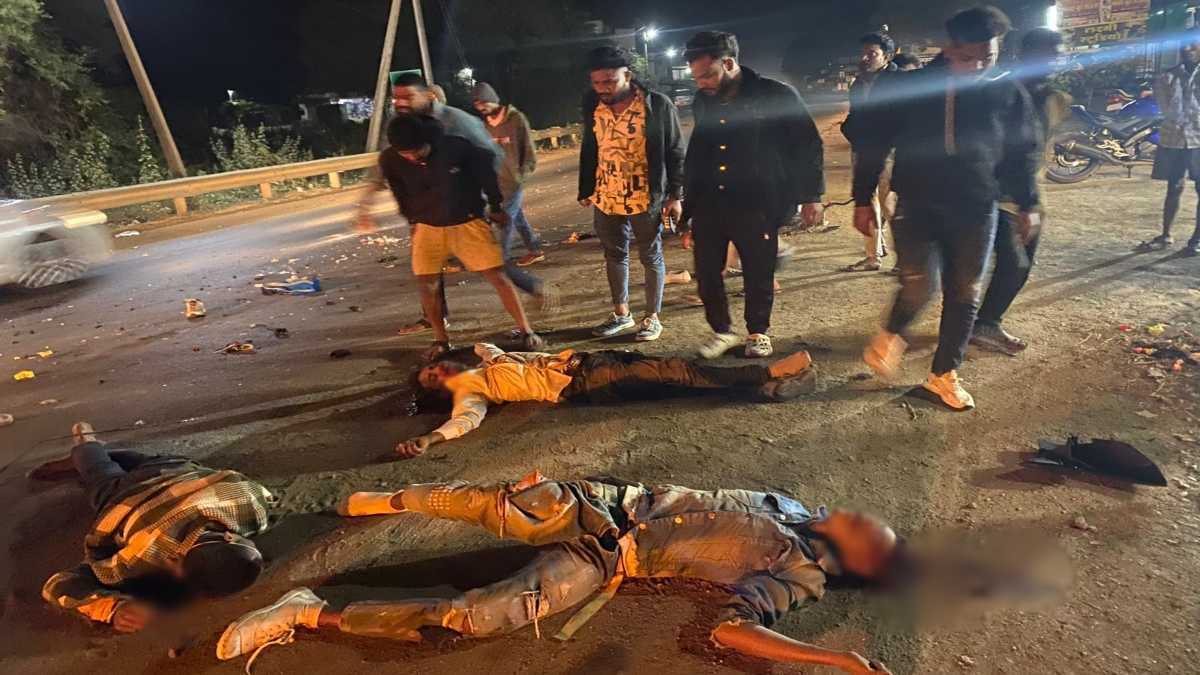 दर्दनाक सड़क हादसा: तेज रफ्तार हाइवा ने बाइक सवारों को रौंदा, 3 की मौके पर हुई मौत…