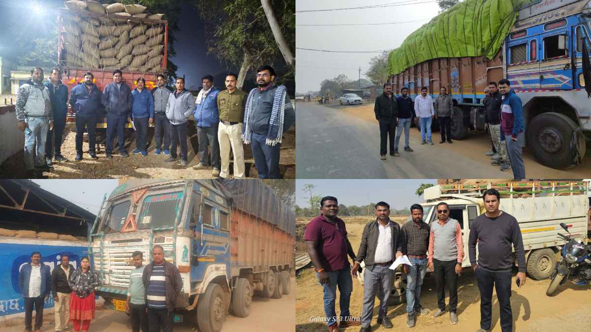 CG News : अवैध धान परिवहन और भंडारण के खिलाफ सख्त कार्रवाई जारी, अबतक 10 हजार क्विंटल से अधिक धान जप्त