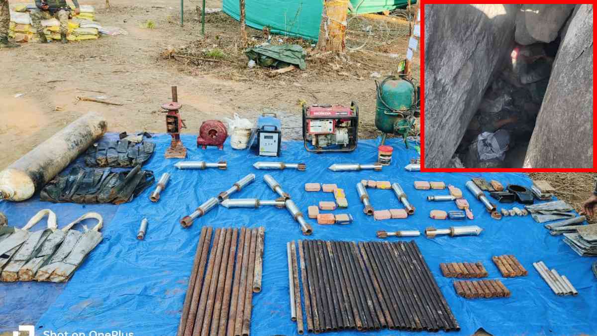 दुल्लेड़-मेटागुड़ा के बीच जंगल में जवानों को मिला नक्सलियों का डंप, भारी मात्रा में विस्फोटक और नक्सल सामग्री बरामद
