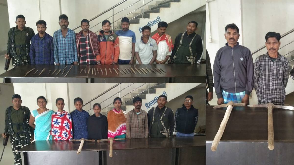 CG News : पुलिस को मिली बड़ी कामयाबी, 8 इनामी समेत 14 हार्डकोर नक्सली गिरफ्तार, इधर जवानों ने 2 IED किया डिफ्यूज 