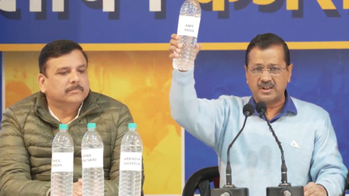 यमुना का पानी पीकर दिखाएं… केजरीवाल ने अमित शाह, राहुल गांधी और नायब सिंह सैनी को दिया चैलेंज, कहा- मैं धमकी से डरने वाला नहीं