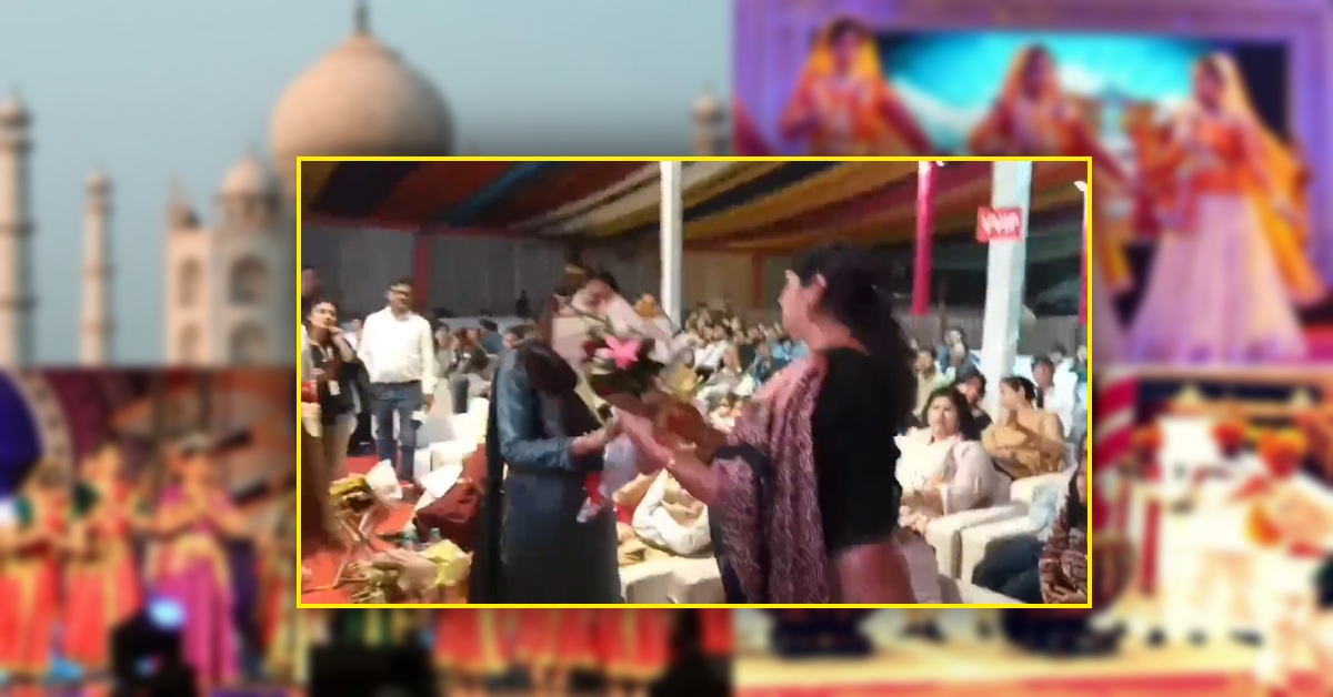 ताज महोत्सव के समापन समारोह में हुआ कुछ ऐसा, महिला आयोग की अध्यक्ष हो गई नाराज, सबके सामने CDO को कह दी ये बात, VIDEO वायरल