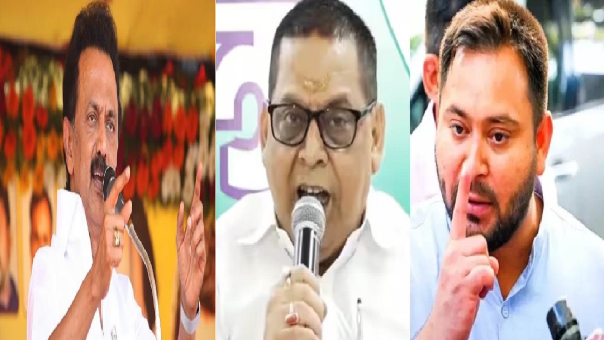 हिंदी को ‘मुखौटा’ बताने पर बिहार में छिड़ा विवाद, नीरज कुमार ने तेजस्वी यादव से पूछा ये कड़ा सवाल