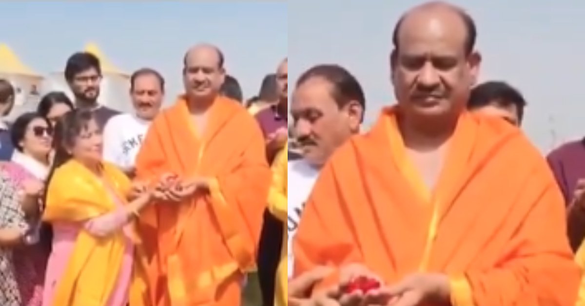 हर हर गंगे… ओम बिरला ने संगम में लगाई डुबकी, बोले- यह हमारे आस्था का विषय, इस पर राजनीति नहीं करना चाहिए