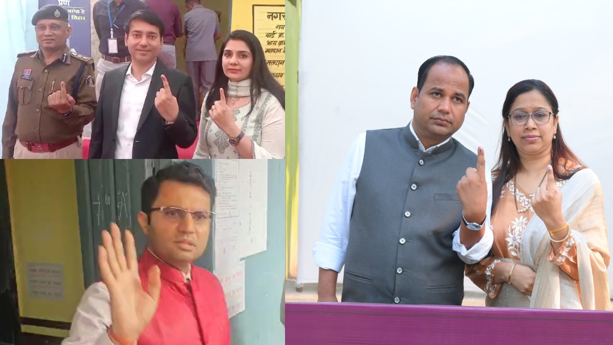 CG Nikay Chunav 2025 : रायपुर, जांजगीर, कोरबा और रायगढ़ कलेक्टर ने किया मतदान, लोगों से की वोट करने की अपील 