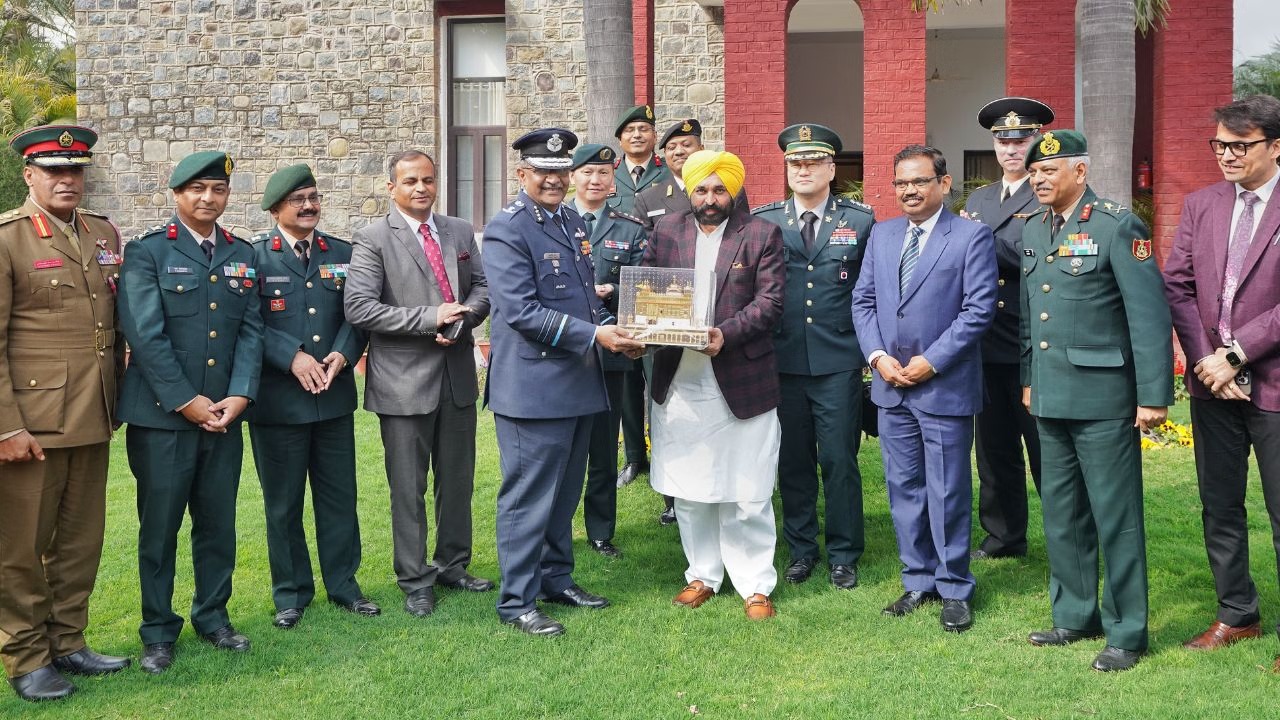 एनडीसी प्रतिनिधिमंडल ने मुख्यमंत्री मान से की मुलाकात,   मान ने कहा – सैनिकों के कल्याण के लिए सरकार प्रतिबद्ध