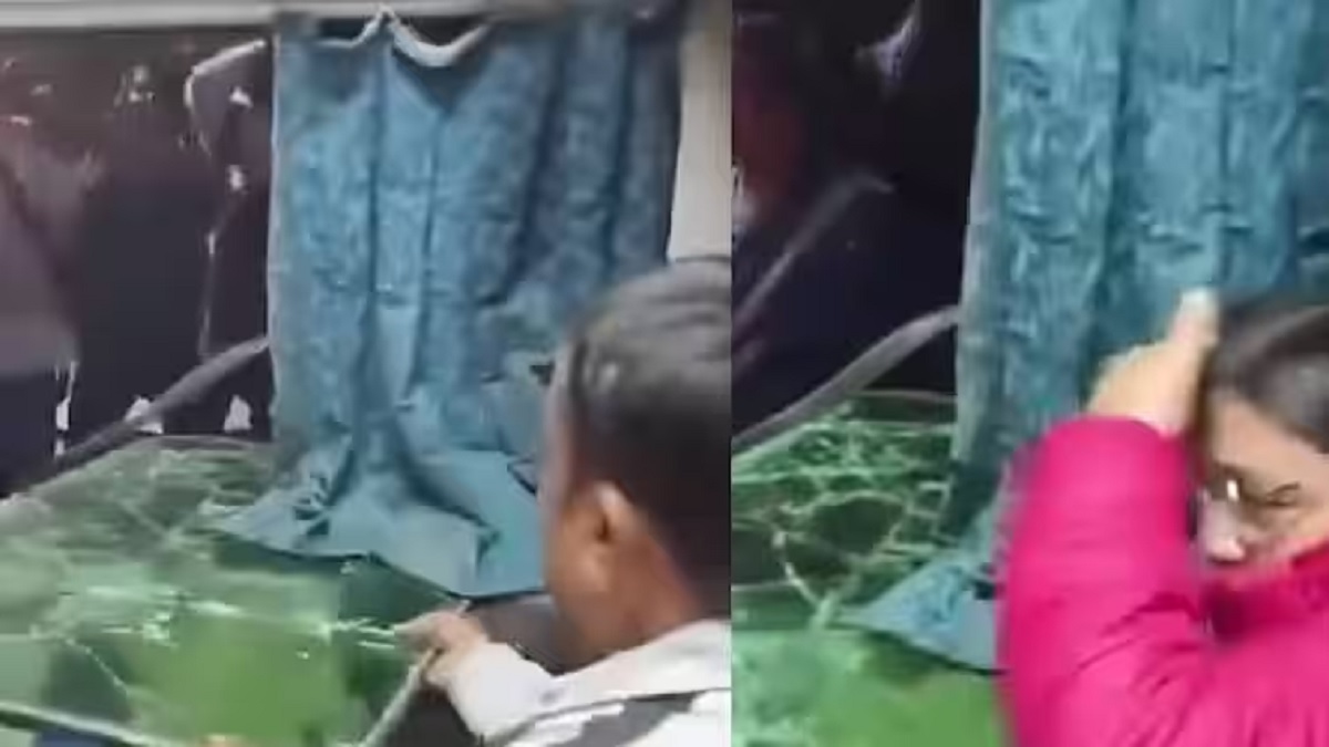 स्वतंत्रता सेनानी एक्सप्रेस पर हमला, महाकुंभ में जाने के लिए मधुबनी स्टेशन पर यात्रियों का हंगामा, AC कोच के शीशे तोड़े