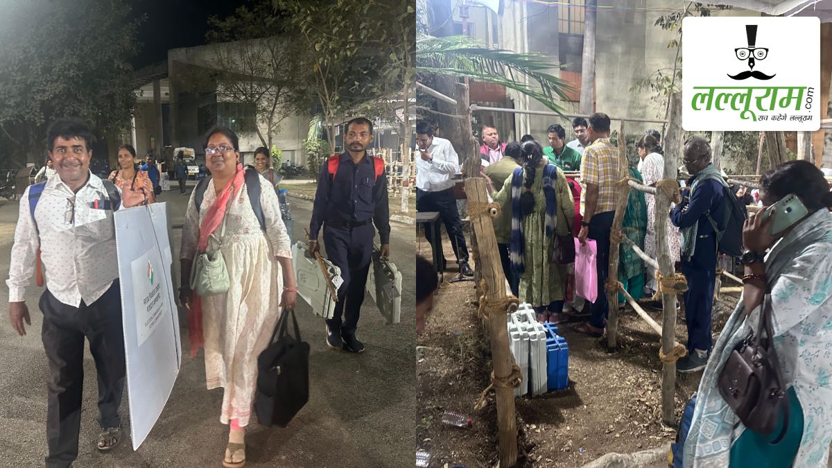 नगरीय निकाय चुनाव 2025: वोटिंग खत्म होने के बाद मतदान दलों की वापसी शुरू, स्ट्रांग रूम में जमा हो रही EVM मशीनें