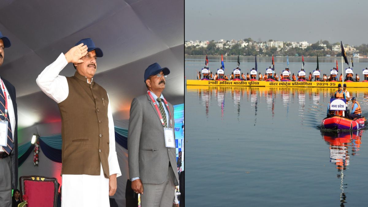 अखिल भारतीय पुलिस वाटर स्पोर्ट्स प्रतियोगिता का शुभारंभ: 23 राज्यों के 500 से ज्यादा खिलाड़ी लेंगे भाग, CM डॉ मोहन ने सभी को दी बधाई