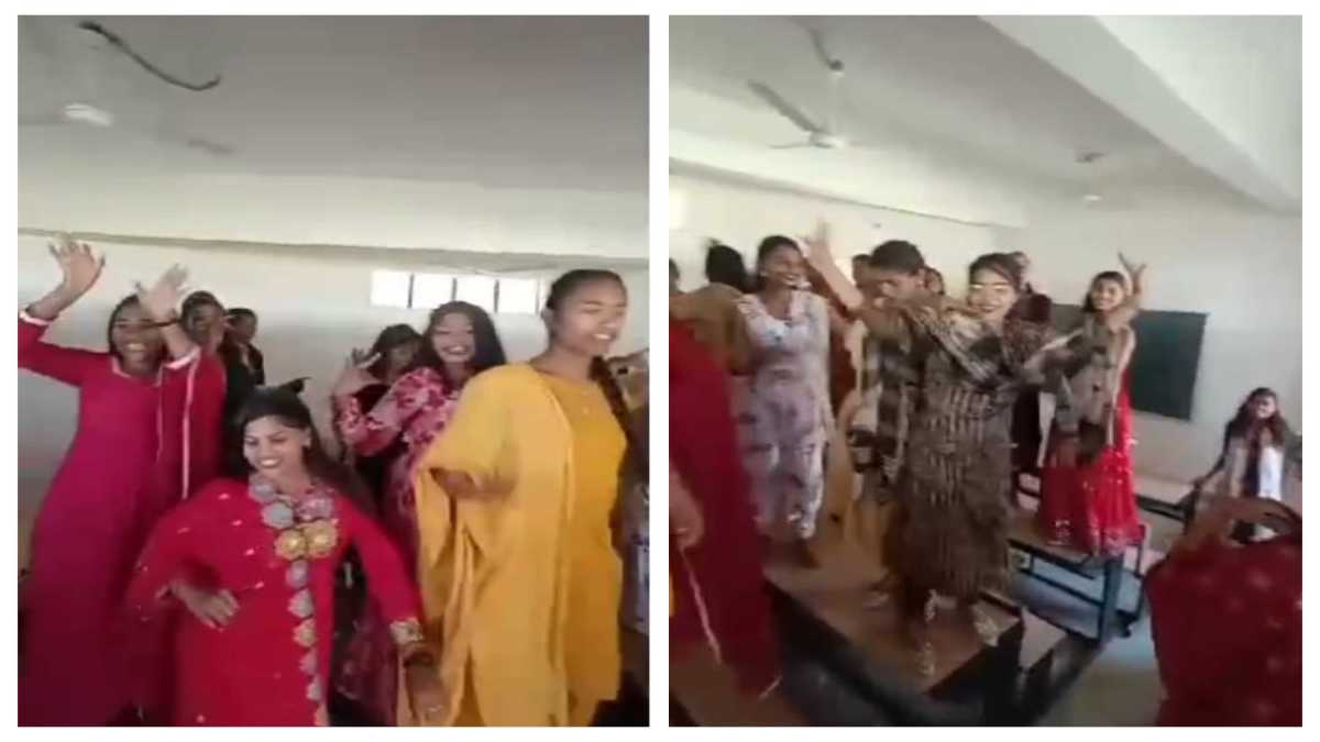 सरकारी स्कूल में कमरिया होले होले…, सरस्वती पूजा पर छात्राओं ने टेबल पर चढ़कर लगाए ठुमके, Video वायरल