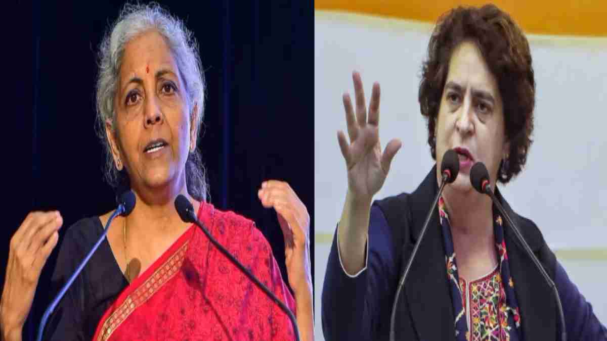 महगांई को लेकर प्रिंयका गांधी का वित्त मंत्री निर्मला सीतारमण पर हमला, बोलीं- पता नहीं वह किस ग्रह पर रहती…