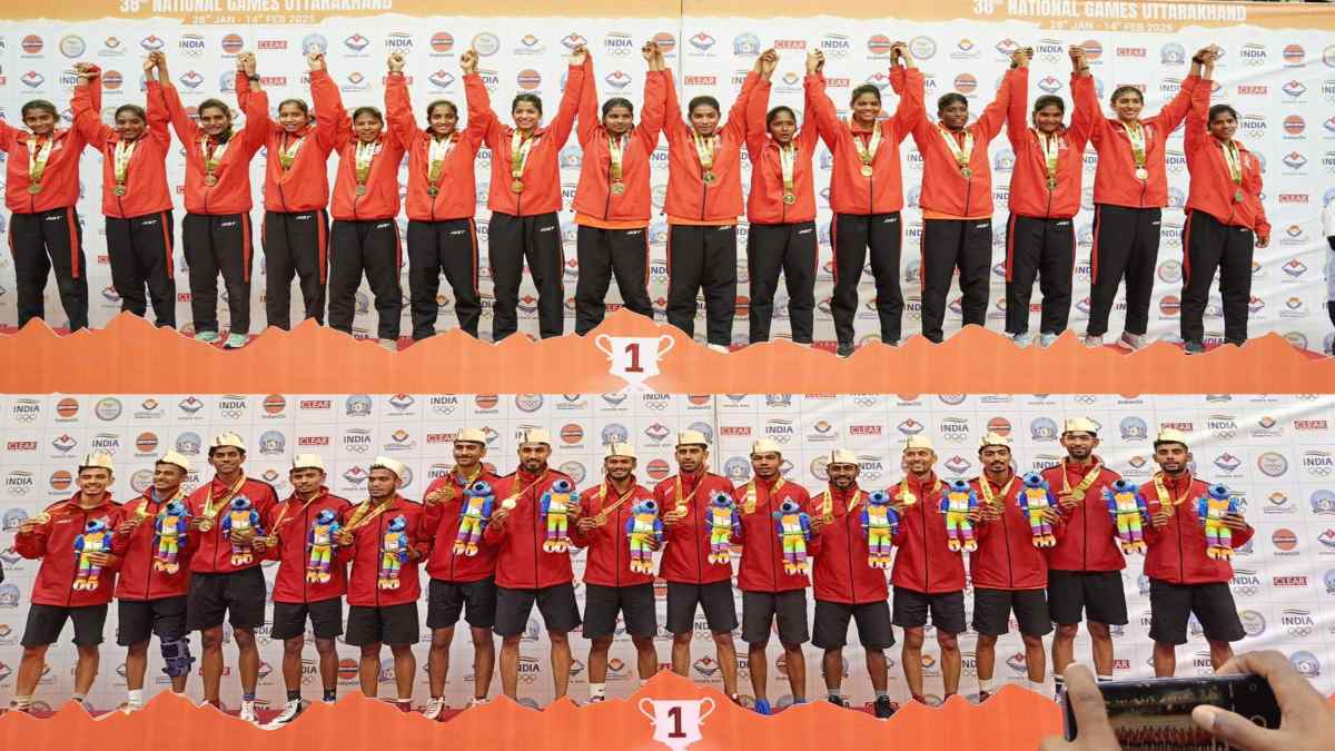 38th National Games : महाराष्ट्र पुरुष-महिला खो-खो टीमों ने जीता स्वर्ण पदक, ओडिशा को दी मात