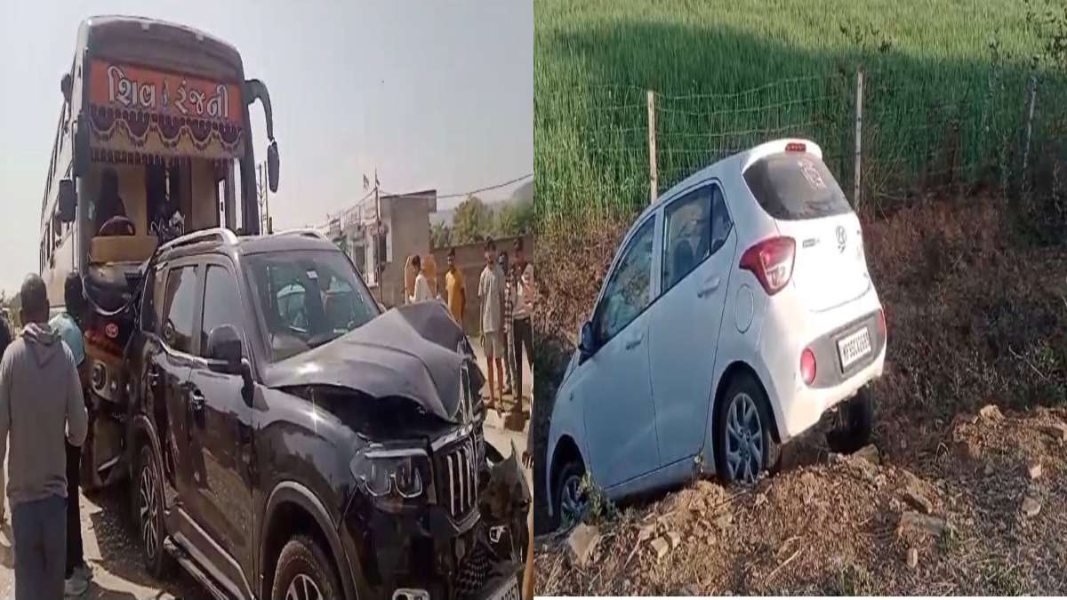 महाकुंभ जा रहे 30 श्रद्धालु घायल: मैहर में चार वाहन भिड़े, पन्ना में बेकाबू होकर गड्ढे में गिरी कार, भिंड में पलटी ट्रैवलर