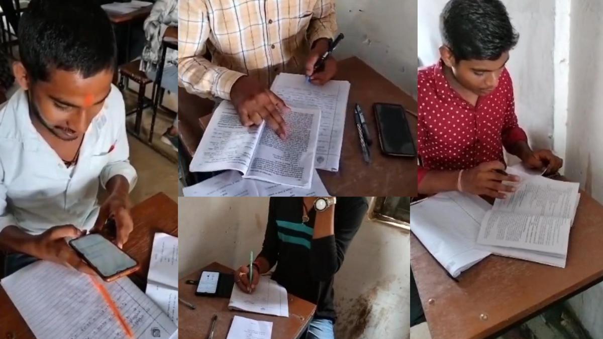 OMG: नकल कराने का लिया गया ठेका! मोबाइल लेकर एग्जाम देते नजर आए स्टूडेंट्स, खुल्लम-खुल्ला नकल का VIDEO VIRAL