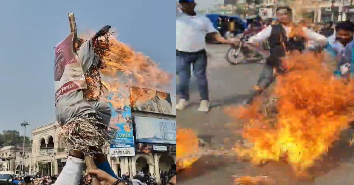 ‘संजय निषाद को समाज माफ नहीं करेगा…’ धर्मात्मा की मौत पर सपा कार्यकर्ताओं ने फूंका मंत्री का पुतला