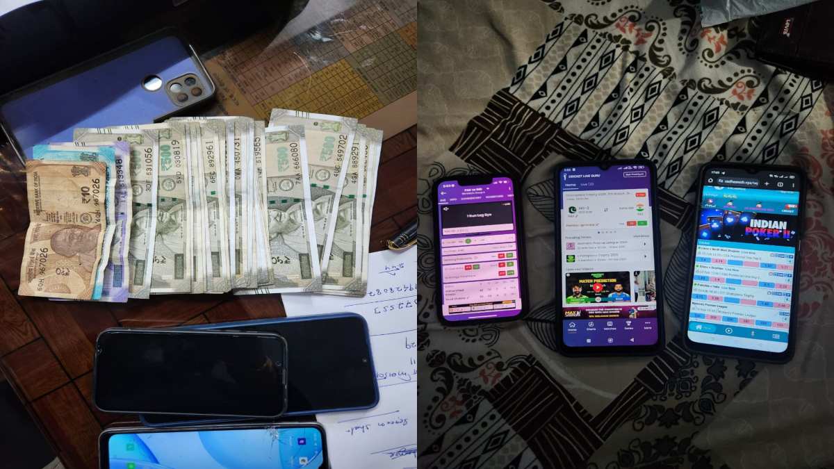 भारत-पाकिस्तान के मैच पर सट्टा: 1 सटोरिया ऐसे चढ़ा पुलिस के हत्थे, 15 हजार कैश और 3 मोबाइल जब्त