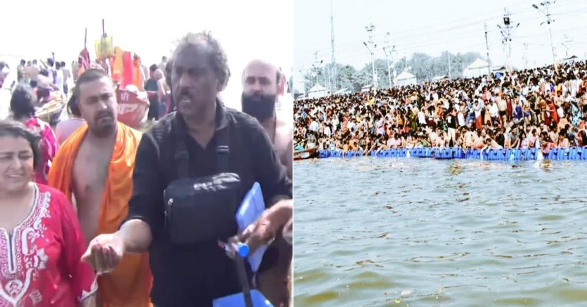गंगा की शुद्धता पर कोई संदेह नहीं : लाखों लोगों के बीच पद्मश्री डॉ. अजय सोनकर ने गंगा जल पीकर दिखाया, बोले- इसमें बैक्टीरिया पनप ही नहीं सकता