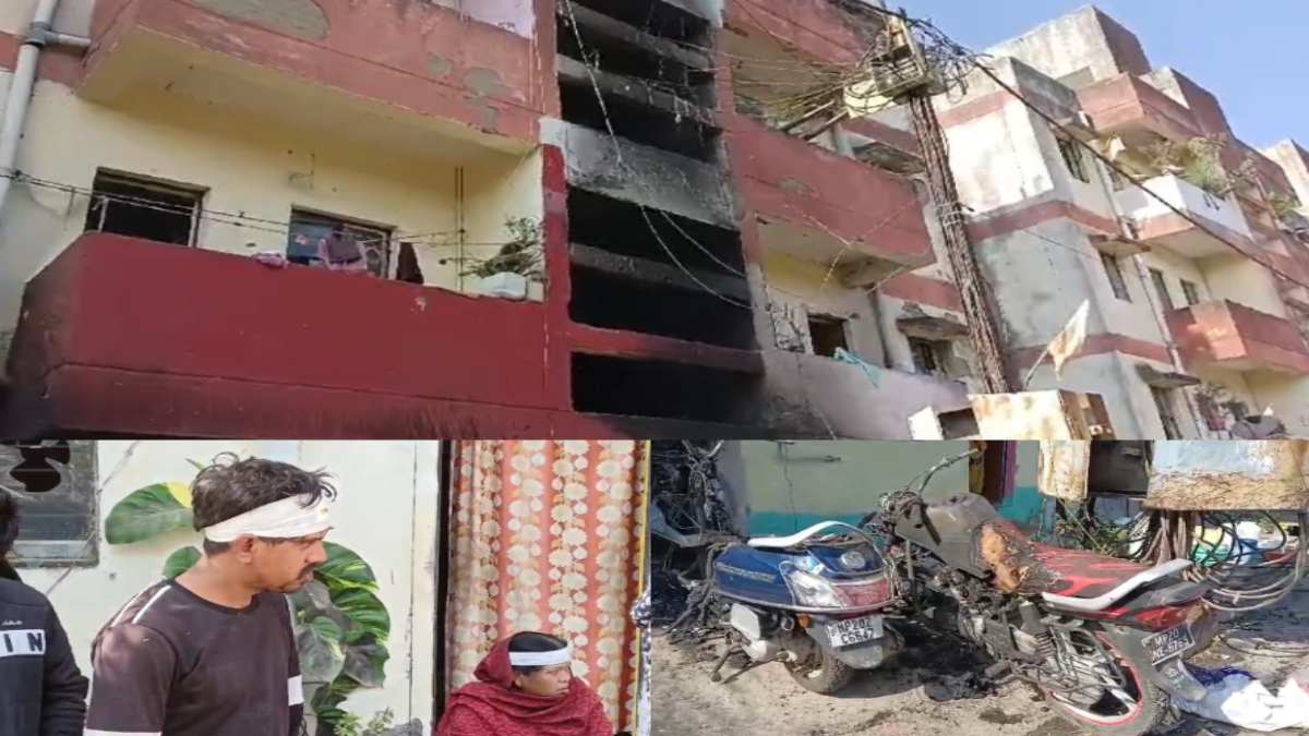 ‘ब्रेकर’ बनाने को लेकर खूनी खच्चर: ऑटो समेत चार वाहनों को फूंका, बीच बचाव करने पहुंचे लोगों पर भी किया हमला, कई घायल