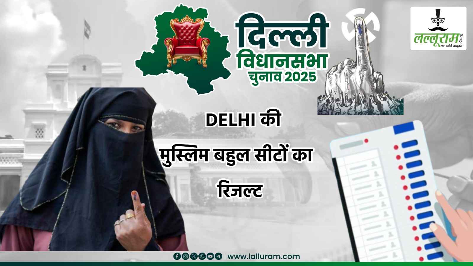 मुस्तफाबाद-करावल नगर में BJP, ओखला-बल्लीमारान में AAP: दिल्ली की 11 मुस्लिम बहुल सीटों पर कौन जीता, कौन हारा ? यहां देखें पूरा रिजल्ट