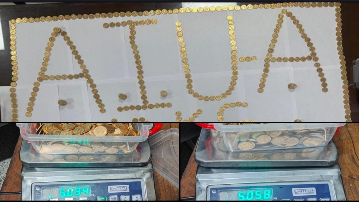 इटली से इंडिया में GOLD की तस्करी! कमर में छुपाकर ले जा रहे थे 10 KG सोने का सिक्का, राजधानी एयरपोर्ट पर दो कश्मीरी गिरफ्तार